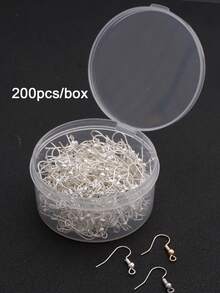 200个/盒耳钩，珠宝制作耳钩，耳环制作材料包，法式耳钩 - 耳鉤 - 查看 7