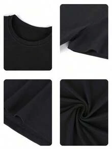Camiseta de Manga Corta con Estilo Turístico y Aventurero,Camiseta de manga corta de moda para primavera y verano de 2026, hecha en México, 180 gramos. Estampado de dibujos animados, modelo de pareja, apta para uso interior o exterior. Cuello redondo, unisex, ideal para oficina y ocio. Paquete de una pieza. - BK-P631577SLNDXZGY475 - Ver 5