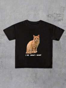 Camiseta Huh Cat, Camiseta Divertida de Gato, Regalo para Amantes de Gatos, Camiseta Huh Cat Divertida, ¡Huh!Cat Meme, Popular Internet Cat Tee, Cat Top, Fashion Now, Fashion, Aesthetic T-Shirt Cuello Redondo Algodón 100% Tejido Suave Manga Corta - Negro - Ver 6