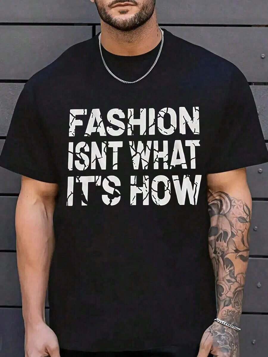 Camiseta de Hombre de Cuello Redondo y Manga Corta de 220 Gramos, Patrón de Impresión Creativa, Diseño Simple, Proceso de Tejido, Suave y Cómoda, Adecuada para Uso en el Campus, Reuniones de Fiesta, Uso Diario, Una Buena Elección para Familia y Amigos - Burdeos - Ver 1