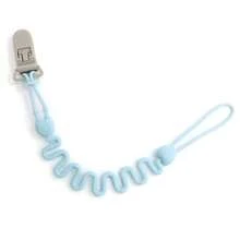 Caterpillar-Shaped Silicone Pacifier Clip With Plastic Clamp – , For Teething, Drop-Proof, Lightweight, Cute Baby Essential - Multicolor - View 8