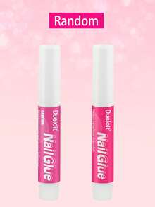 10 piezas/20 piezas/50 piezas/100 piezas Gel de uñas de secado súper rápido, de larga duración y fácil de aplicar, adecuado para acrílico y pegatinas de uñas, reparación rápida de uñas, cuidado y embellecimiento de uñas, 2g por pieza, color aleatorio - transparente - Ver 7