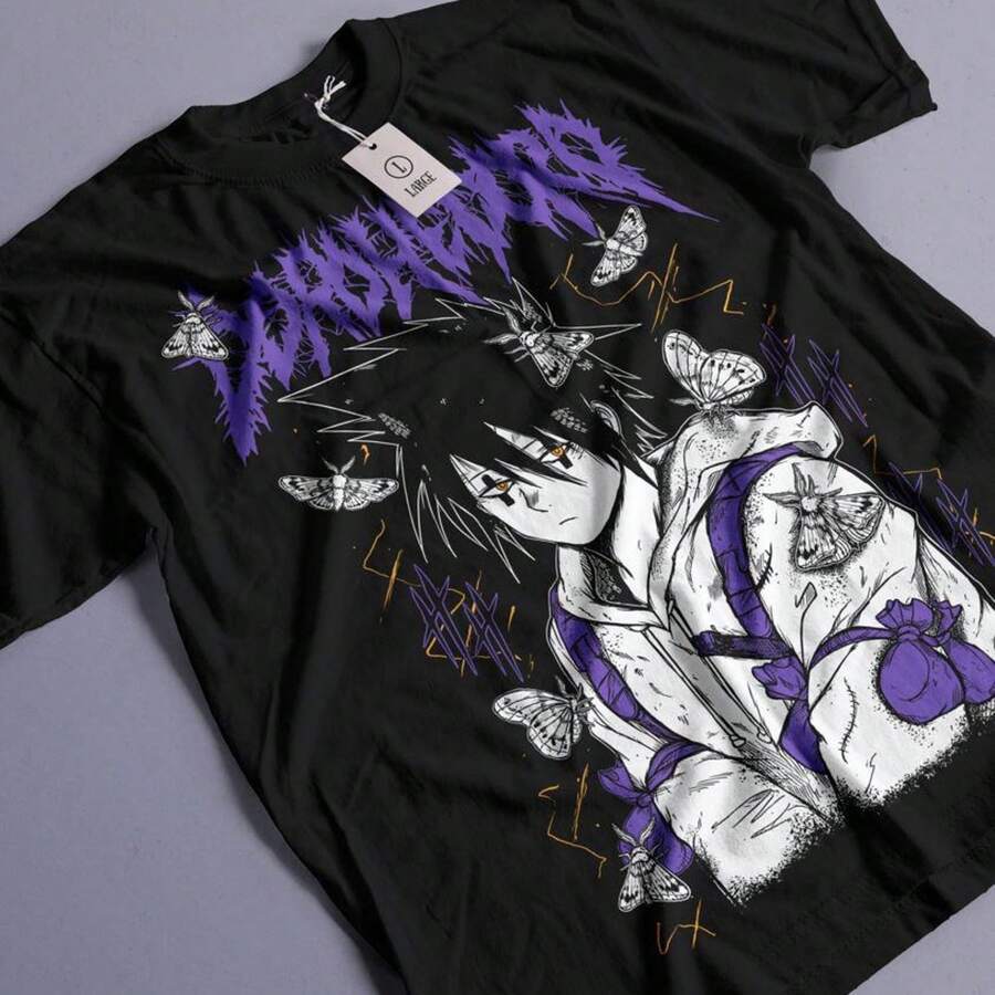 UniS1ex Dorohedoro Noi Anime TShirt, Nikaido Kaiman Manga Shirt, Caiman Shirt.JPG - Negro - Ver 1