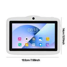 7-Inch Kids Tablet, 64GB Storage And 4GB RAM, Android 13.0 OS, 1280X800 IPS Resolution, With Parental Control, Educational Apps, Dual Cameras And Shockproof Protective Case - Multicolor - View 2