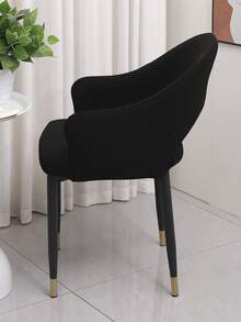 Simple Chair Cover Universal Home Hollowed-Out Chair Cover Set With One-Piece Design - Black - View 5