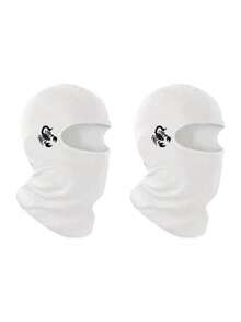 1/2pcs Unisex Balaclava Hat, Solid Color & Printed Design, Breathable Moisture-Wicking Face Mask, Suitable For Cycling, Hiking, Climbing, Sports And Outdoor Activities - Style B - View 40