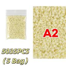 Hạt nhựa Sundymot 2.6mm, hơn 5000 hạt, màu vàng cam, đóng gói riêng lẻ, không bị rơi vãi, dùng để làm mặt dây chuyền, móc khóa, đồ trang sức thủ công, quà tặng tốt nghiệp, tựu trường, Giáng sinh, tiệc tùng, sinh nhật, bộ hạt nhựa nhiều màu 2.6mm. - Hạt ghép hình 2,6mm - Xem 18