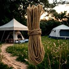 10m Natural Jute Rope For Cats - Thick Cat Scratching Post, Scratching Toy, Furniture Protector, Indoor/Outdoor Jute Rope, Cat Scratching Post, Cat Accessories - 10m - View 5