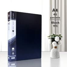 A4 PP File Folder 10-100 Pages, 1/5 Pcs, Portable Document Storage Folder, Multi-Color Lightweight File Folder, Office & Student Use - Single Piece - View 37