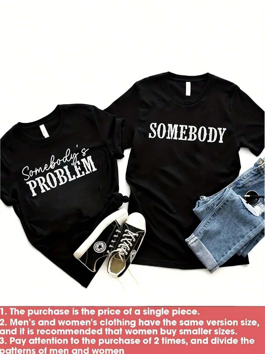 Dam-T-shirts - Svart - Visa 1