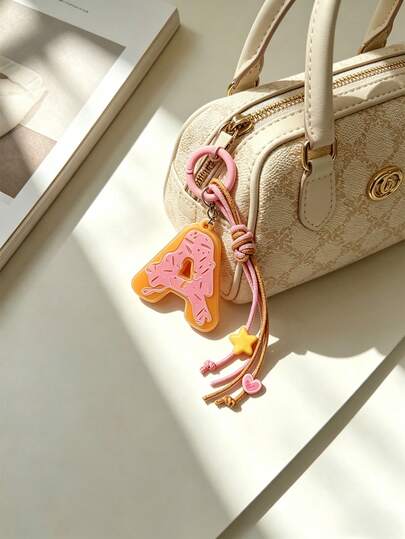 Colorful Dopamine Letter Acrylic Keychain – Cute Phone Strap & DIY Bag Charm, Fashion Key Ring Party Gift For Women