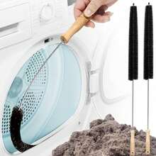 Dryer Vent Cleaner Brush Set - Lint Brush, 27.6 Inch Flexible Refrigerator Coil Brush, Lint Trap Cleaning Tools, Duct Cleaner For Washer And Dryer - View 7