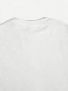 Camisetas Gráficas para Mujer con diseño de gato Maneki-Neko y la leyenda "WOW". Corte relajado, manga corta y cuello redondo, tejido suave y transpirable ideal para el verano. Lavable a máquina, perfecta para uso casual y fiestas. Estilo kawaii delicado con huella de pata en forma de corazón y detalles gráficos decorativos, prenda moderna y encantadora para el look diario femenino. - Negro - Ver 2