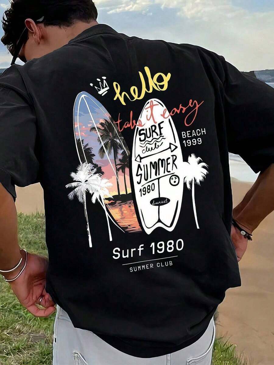 Men T-Shirts - Black - View 1