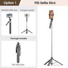 F05 Automatic Retractable Selfie Stick, Bluetooth Remote Control Tripod, 360° Panoramic Multi-Angle Shooting, Adjustable Height, Detachable Phone Holder, Compatible With IOS And Android, Travel Vlogging Live Streaming Accessory - Selfie Stick Tripod - View 14