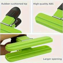 2/5pcs High-Quality Durable Silicone Food Bag Clips, Strong Sealing Clips For Snack Bags, Coffee Bags, Etc., Essential Kitchen Storage Tool - View 8