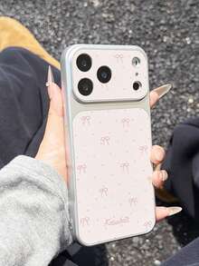 Ốp lưng INS phong cách Hàn Quốc chấm bi hồng nơ tối giản, tương thích với iPhone 17, 17 Pro, 17 Pro Max, 16, 16 Pro, 16 Pro Max, 15, 15 Pro, 15 Pro Max, 14 Pro Max, 14 Pro, 14, 13 Pro Max, 13 Pro, 12 Pro Max, 12 Pro, 11, 11 Pro Max, SE. Ốp bảo vệ điện thoại thời trang. - Nhiều màu - Xem 2