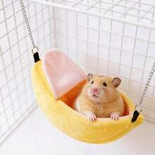 Võng treo cho thú cưng nhỏ mới, giường treo cho chuột hamster và sóc, tổ bằng cotton ấm áp và thoải mái, có sẵn hàng. - Xem 6