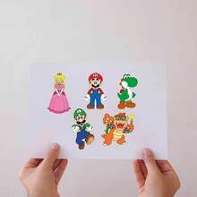 1 set Anime. Permainan Stiker Puzzle Kawaii Membuat Wajah Stiker Kartun Lucu Mainan Puzzle DIY, Hadiah Liburan Sempurna Untuk Anak Laki-laki dan Perempuan (Gaya Acak) - MultiWarna - View 5