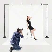 Backdrop Stand, 8.5 X 10 Ft Adjustable Photo Backdrop Stand Kit, Portable Background Backdrop Stand With 7 Crossbars, Heavy Duty Projector Screen Stand, For Wedding, Photo Video Studio & Party - 8.5 X 10 Ft - View 1