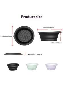 Foldable Ice Bath Facial Basin With Built-In Ice Tray, Portable Collapsible Ice Bath Basin For Vagus Nerve Stimulation, Pore Tightening, Skincare Routine - Travel-Friendly Design, Cold Compress Relaxation | Therapeutic Use | Foldable Basin - Multicolor - View 4