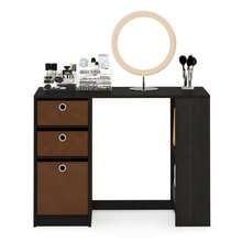 Computer Study Writing Desk, Espresso, Model:15110EXBR - Espresso - View 11