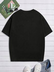 Camisetas de hombre para primavera y verano - Negro - Ver 2