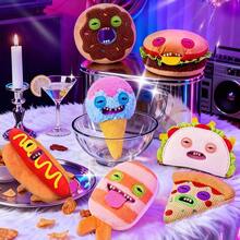Spin Master Spin Master Fuggler Snackers 盲盒毛绒玩具，官方丑萌牙齿怪兽毛绒玩偶，隐藏款收藏人偶，恶作剧搞笑礼物，送给男友、女友、闺蜜的万圣节生日派对礼物 - 彩色 - 查看 2