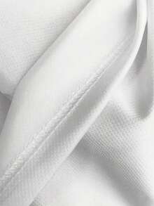 Camiseta casual para hombre con estampado de hámster |   Color liso, cuello redondo, corte regular, lavable aáquina, para amantes de los animales - Blanco - Ver 4