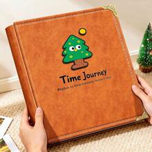 6-Inch Leather Photo Album, 600 Pockets, Large Capacity, Rectangular Design, Suitable For Wedding, Family And Travel Memories - 1PC - View 19