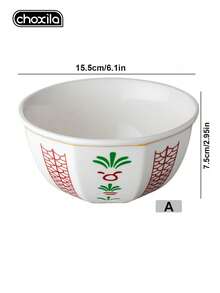 choxila 1个中东风格椰枣树图案多肉植物陶瓷花盆，装饰性几何设计陶瓷迷你花瓶，家居装饰，室内外庭院花园种植，春夏 - 椰花陶瓷花盆 - 查看 6
