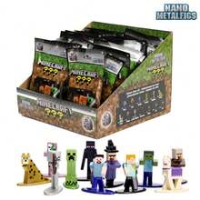 Simba Bộ sưu tập mô hình Minecraft Jada Blind Bag Mini Figures, Series W1 W5 bằng kim loại đúc Steve Creeper, Enderman, Skeleton, Zombie, Pigman, đồ chơi mô hình sưu tầm, quà tặng cho trẻ em trai gái, quà sinh nhật. - Nhiều màu - Xem 4