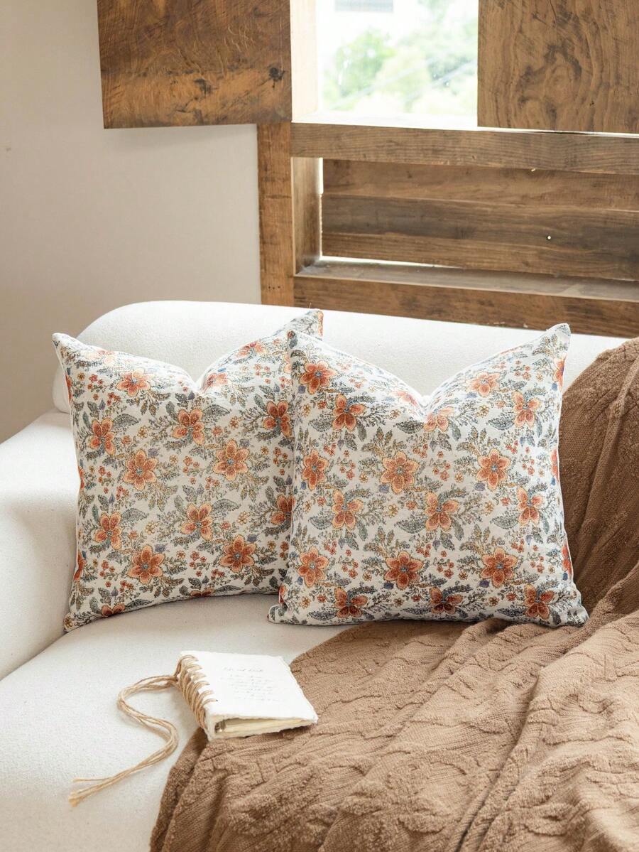 1pc Bohemian Style Pillowcase, Retro Pattern Design, Warm & Comfortable, Decorative & Practical For Home, Living Room, Sofa - Mi Xiaohua - View 1