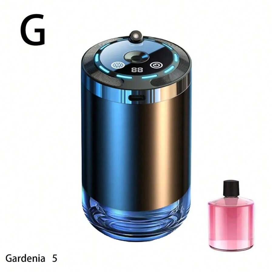 Smart Car Aroma Diffuser, Humidifier Automatic On/Off with Car Start Car Air Freshener with Osmanthus Floral Aroma 50 ml - A - Ver 1