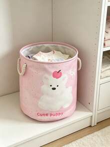 OBOVAY 1 Stück große Kapazität Spielzeug Aufbewahrungskorb, zusammenklappbarer Wäschekorb, für Schlafzimmer Accessoires, Kinderzimmer Dekoration, Schlafzimmer Dekoration, Raumdekoration, Neugeborenen Grundausstattung - Verschiedenfarbig - Übersicht 8