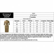 Nuevo Vestido Mujer Talla Grande Estilo Europeo Americano Cuello de Traje Manga Cinco Puntos Ajustado y Ceñido a la Cadera - Rosa - Ver 6
