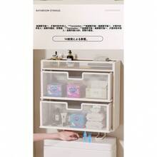 Kitchen Storage Set - 일반 화이트 더블 레이어 - 나무 상단 보드 - 보기 3