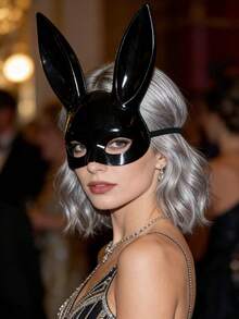 1 chiếc mặt nạ tai thỏ bóng D EXCEED dùng cho lễ hội hóa trang, trang phục Halloween, tiệc hộp đêm, sự kiện cosplay, lễ hội hóa trang, biểu diễn sân khấu. - Nhiều màu - Xem 8