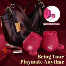 RUIJU Rose Sucking Vibrator For Women - Rechargeable Clitoral Stimulator With 8 Suction Modes, Ergonomic Design, Battery-Powered Adult Toy For Couples, Pleasure & Discreet Use, Vibrator For Women, Intimate Pleasure, Sleek Design, Durable Construction - 多款式 - 查看 7