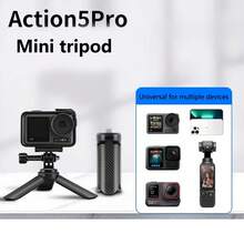 1pc Mini Tripod Stand Adapter For Action 5Pro/4/3 Action Camera, Portable Accessory For Pocket 3 - Black - View 2