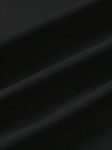 Camiseta de hombre con estampado de moda - Negro - Ver 5