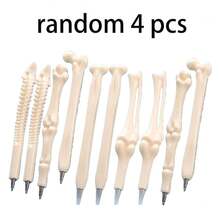 4/8pcs Creative Bone-Shaped Ballpoint Pens, Various Stylish Designs, Writing & Drawing Pens, Small Gifts, Perfect For Nurses, Doctors And Office Use - Multicolor - View 15