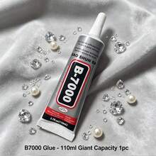Keo mềm trong suốt B7000 dùng để tự làm và sửa chữa trang sức, thích hợp cho phụ kiện đội đầu, trâm cài, khung trang sức, trang sức kim cương, bông tai, mặt dây chuyền. Chất kết dính mạnh mẽ cho các sản phẩm thủ công DIY. - trong suốt - Xem 15