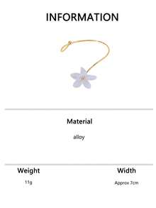 Bộ 3 vòng tay Plumeria thiết kế tối giản độc đáo, có thể điều chỉnh độ dài, thanh lịch và đa năng, phù hợp cho kỳ nghỉ hè. - Vòng tay hoa sứ - Xem 10