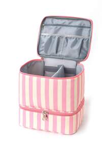 2026 Large Capacity Multifunctional Portable PU Leather Cosmetic Bag, Makeup Bag, Toiletry Bag, Makeup Organizer, Makeup Case, Manicure Supplies - 多色 2 - 查看 7