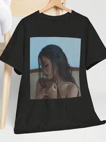 Women T-Shirts - Black - View 1