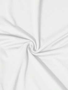 Camiseta de mujer para primavera y verano, estilo regular, de manga larga, con diseño de frasco de perfume, tacones altos y estampado floral, estilo urbano de moda. |   Diseño Juvenil |   Ajuste cómodo - Blanco - Ver 4