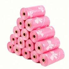 1 túi đựng chất thải thú cưng dày dặn, chống rò rỉ, làm bằng polyethylene với họa tiết độc đáo, phù hợp cho chó và mèo, túi vệ sinh đa năng, quà tặng Giáng sinh. - Nhiều màu - Xem 3