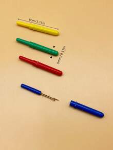 4/5pcs Compact Multi-Color Seam Rippers, Mini Sharp Thread Unpicking Tools, User-Friendly Sewing Seam Ripper Set, Suitable For On-The-Go Mending, Embroidery Fine-Tuning, Quilting And Student Dorm Use - Thread Remover - View 9