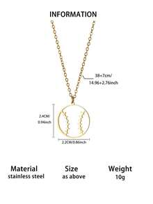 1 chiếc dây chuyền mặt dây rỗng lấy cảm hứng từ thể thao, mạ vàng 18K bằng thép không gỉ, hình quả bóng rổ, bóng đá, bóng chày, bóng chuyền, bóng bầu dục, phụ kiện, quà tặng cho người đam mê thể thao. - Vàng - Xem 11